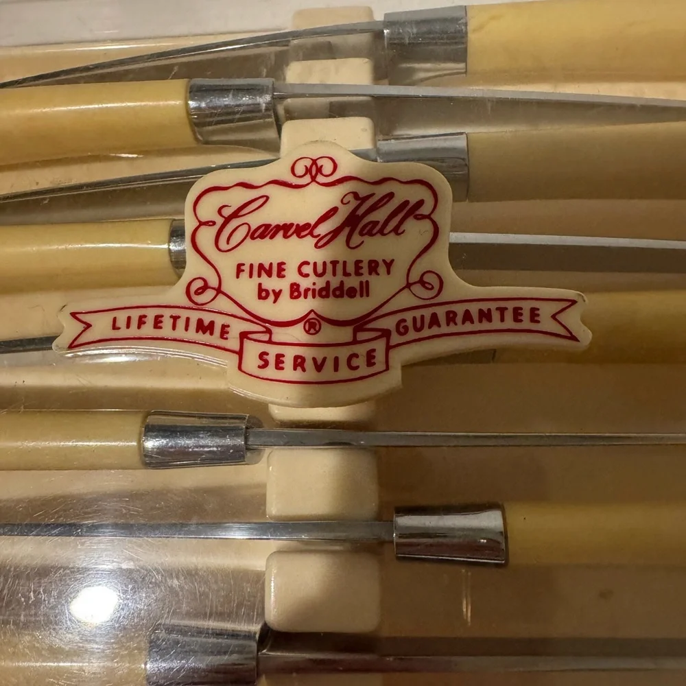 Set of 8, vintage, steak knives from Carvel Hall